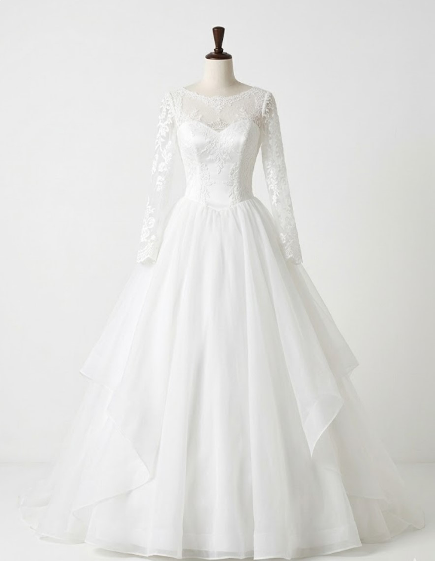 Classic White Queen Dress